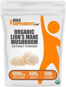 Pouch of Organic Lion's Main Mushroom Powder